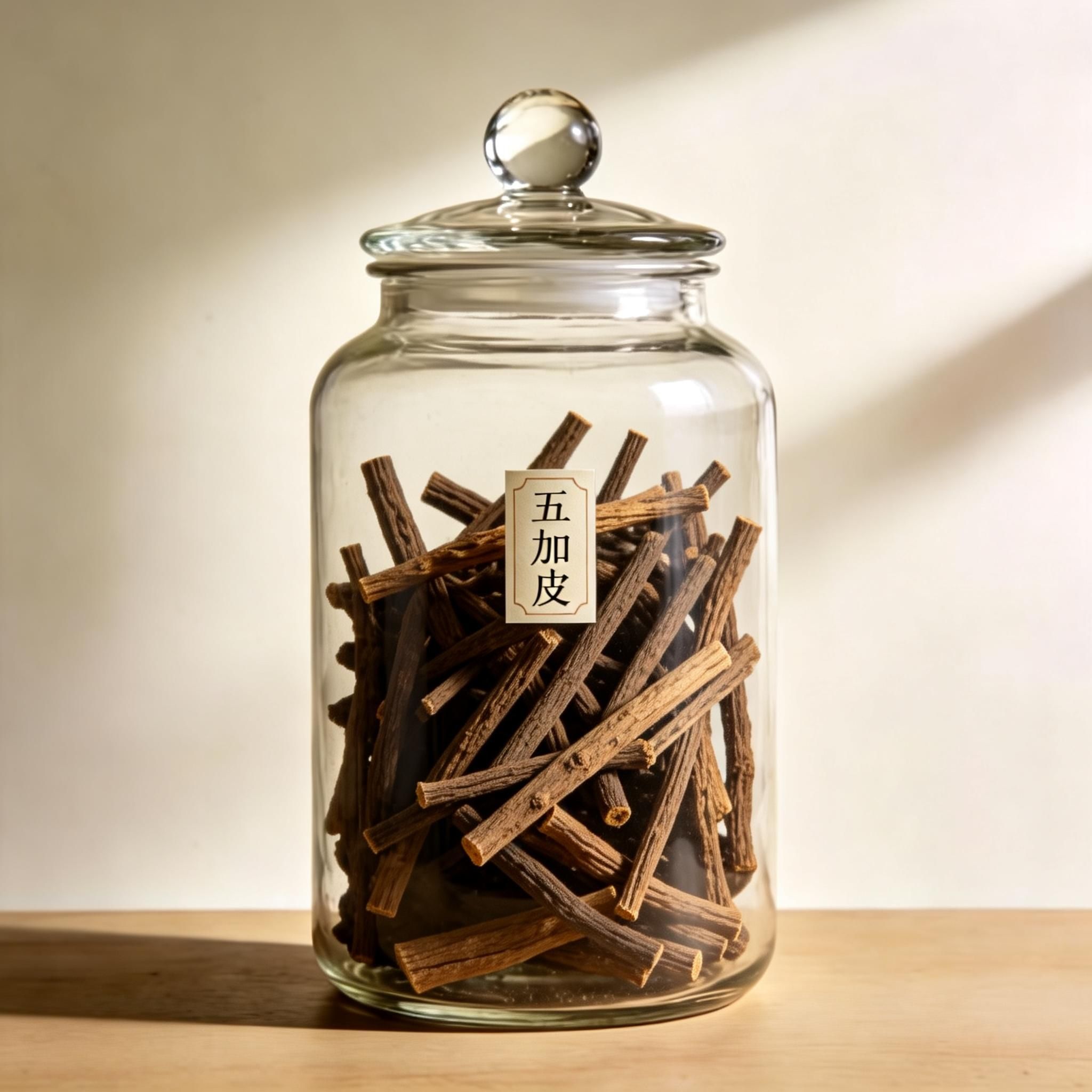 五加皮 Slenderstyle Acanthopanax Root-bark